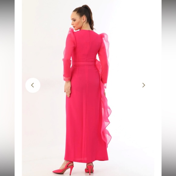 Moda Natty Fusia S&D Frida Modest Dress - Picture 3 of 4